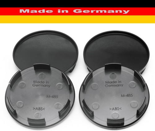 Nabenkappen 485 schwarz - 4x,