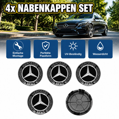 75mm radkappen nabendeckel - 75mm,