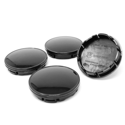Nabendeckel schwarz 56mm - 4x,