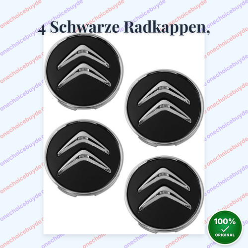 Premium radnabenkappen 60mm - 4x,