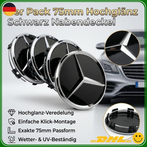 Nabendeckel für mercedes - 4x,